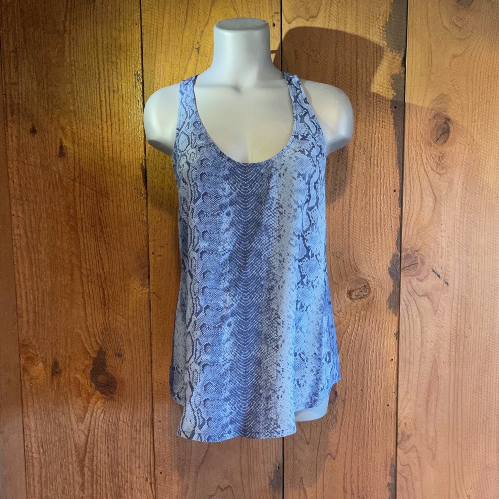JOIE TANK TOP CAMI LIZARD SNAKE ANIMAL PRINT MED